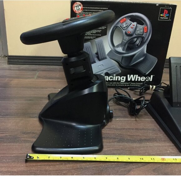 InterAct PlayStation PS1 V3 Racing Wheel + Pedals 741948011184 - Picture 5 of 12